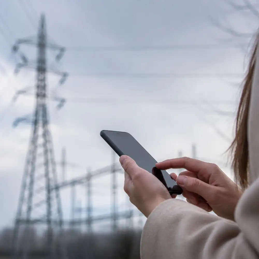 čez (elektřina) telefon