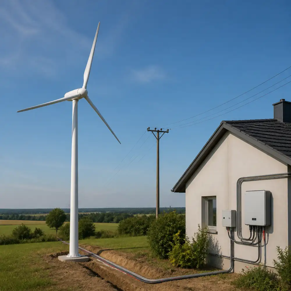 čez domácí větrná elektrárna