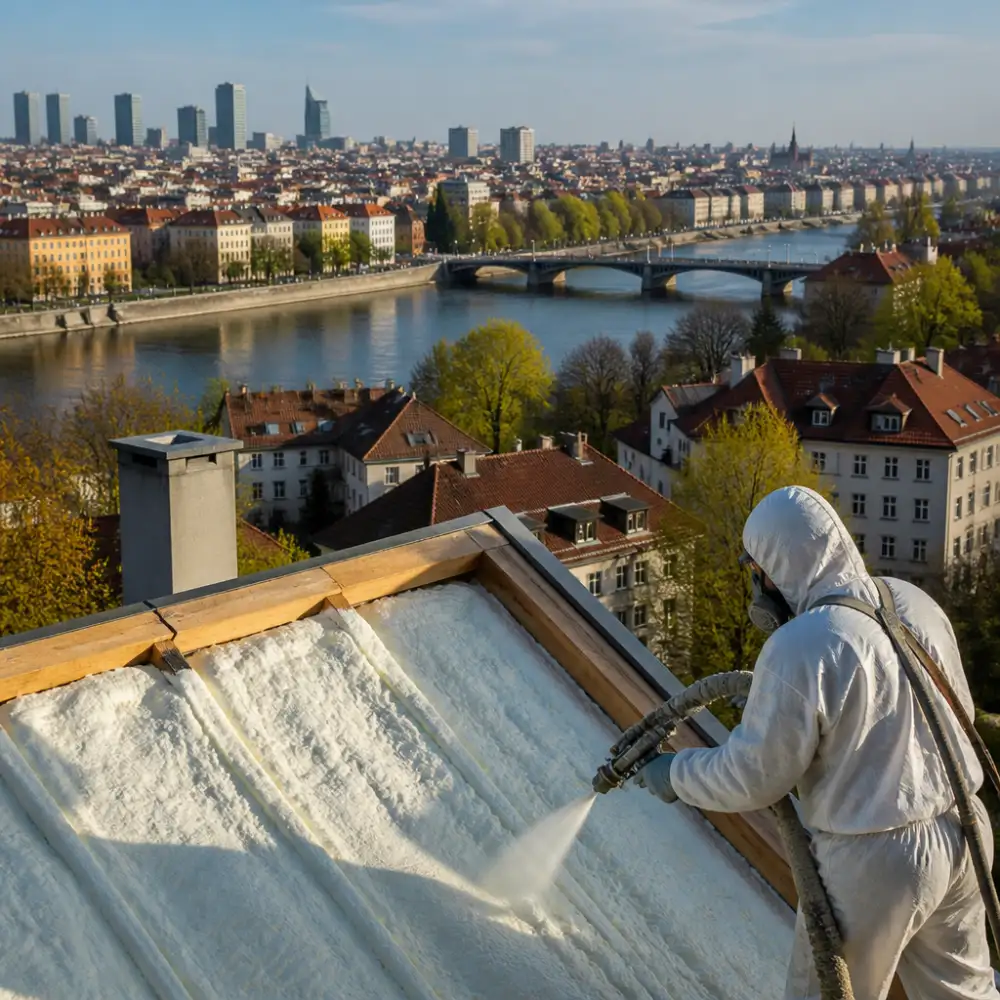 stříkaná izolace praha